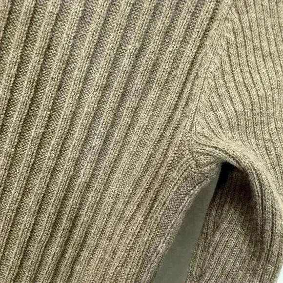 Alex Mill Ribbed Merino Wool Sweater Tunic Size XS Brown Mocha Latte NWOT - Picture 11 of 11